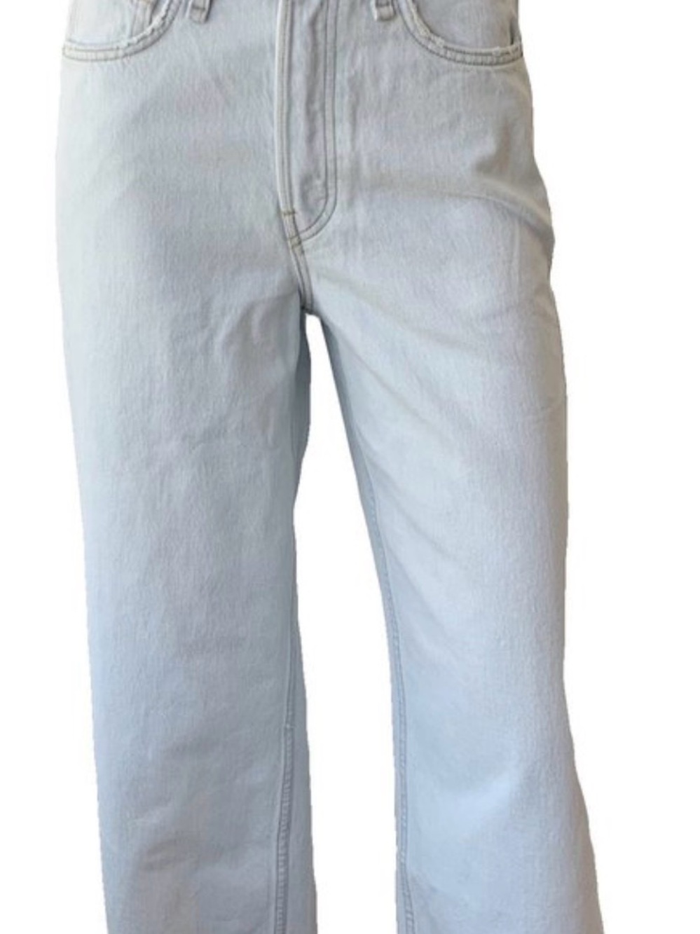 Rag & bone Women’s High-Waisted Wide Ankle Jeans - in Ditch Plains - Picture 3 of 7